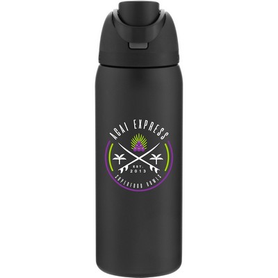 32 oz Owala Freesip Water Bottle (Very Very Dark)